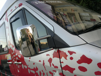 Mirror Covers (2 pcs, Plastic) for Volkswagen LT 1995-2006 - image 5