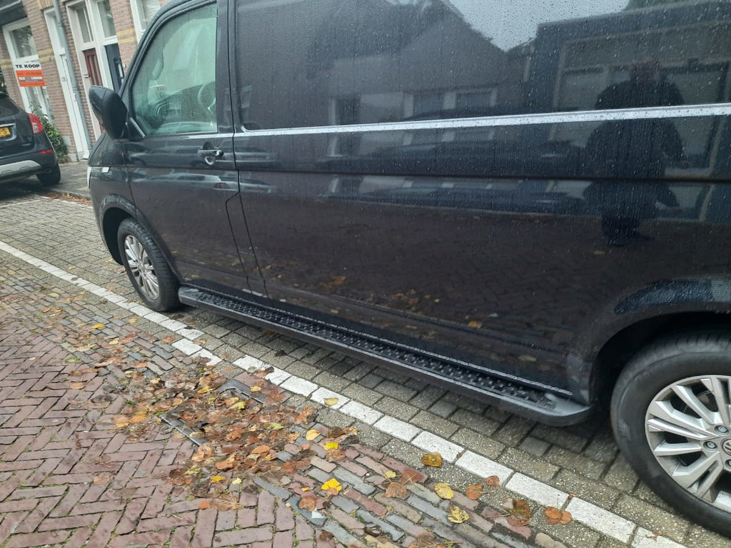 Side platforms Black Allmond (2 pieces, aluminum) for Volkswagen T6 - image 1