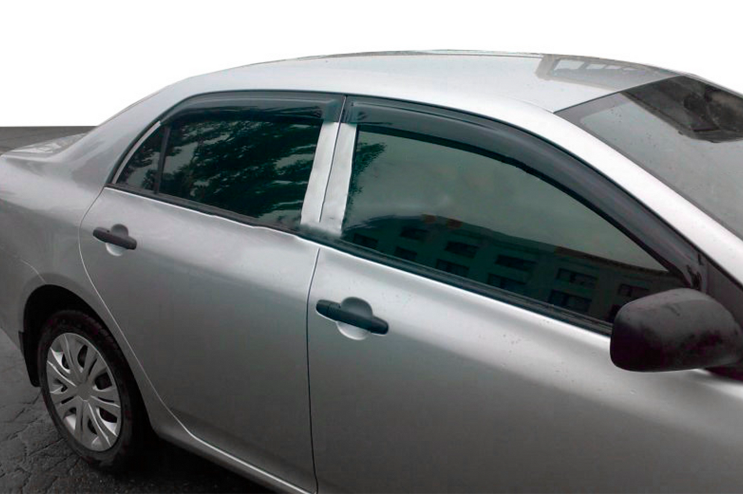 Window Deflectors (4 pcs, HIC) for Toyota Corolla 2007-2013 - image 3