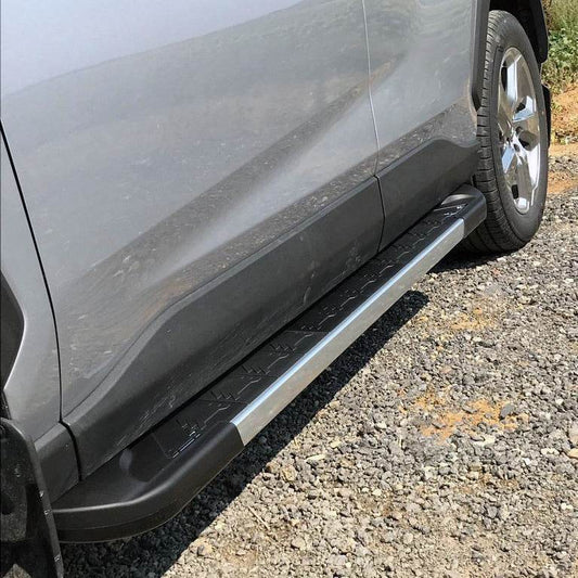 Side pad RedLine V1 (2 pieces, aluminum) for Toyota Rav 4 2019- - Reelken Auto