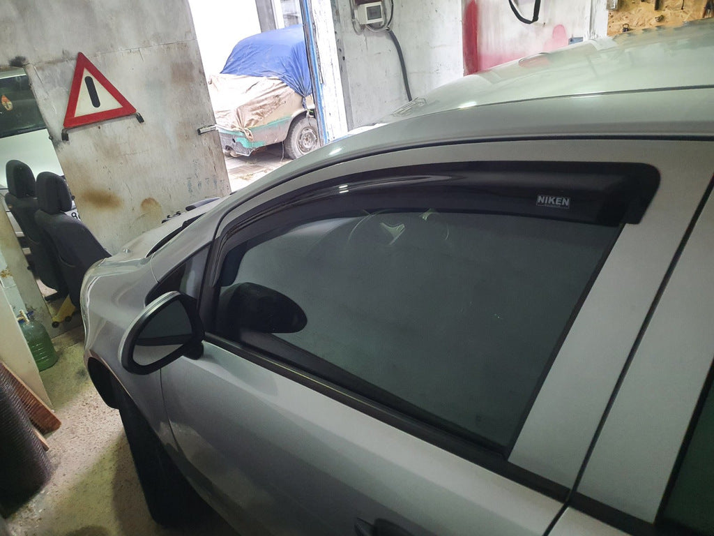 Window Deflectors (4 pcs, Niken) for Opel Corsa D 2007-2014 - image 2