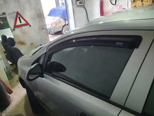 Window Deflectors (4 pcs, Niken) for Opel Corsa D 2007-2014 - image 2