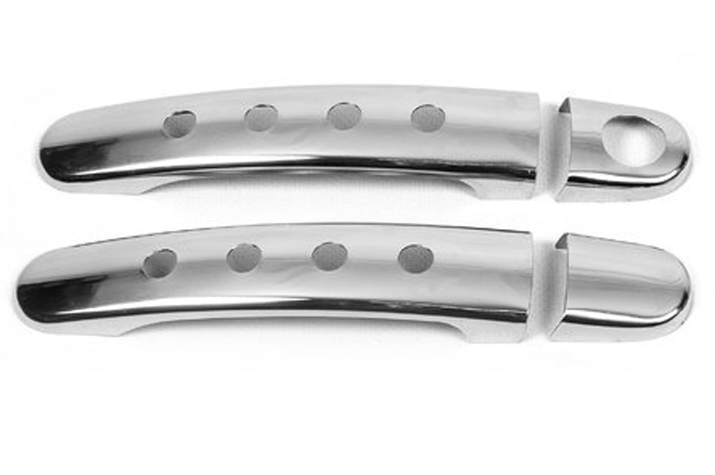 Chrome Door Handle Covers Decor (2 pcs, Stainless Steel) for Audi ТТ 1998-2006 - image 1