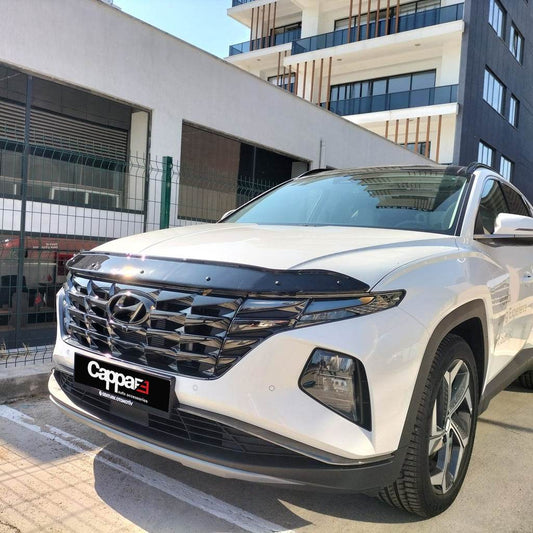 Hood deflector (EuroCap) for Hyundai Tucson NX4 2021↗ - Reelken Auto