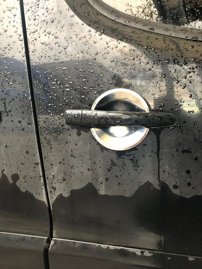 Chrome Handle Inserts (4 pcs, Stainless Steel) for Peugeot 208 2012-2019 - image 1