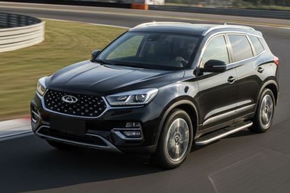 Side Steps Tayga Grey (2 pcs, Aluminum) for Chery Tiggo 8 2017- - image 1