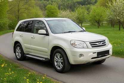 Side Steps Allmond (2 pcs, Aluminum) for Chery Tiggo 3 2005- - image 1