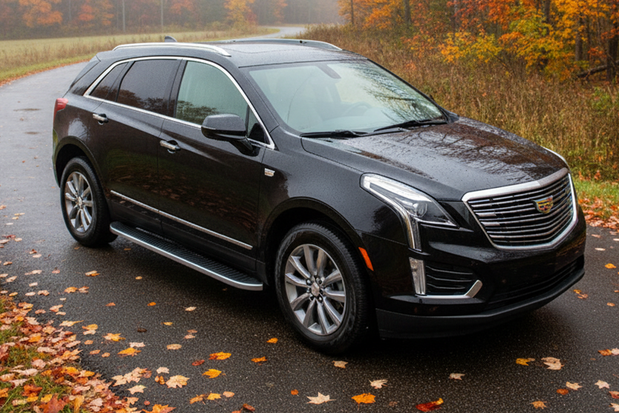 Side Steps Tayga Grey (2 pcs, Aluminum) for Cadillac XT5 2016- - image 1