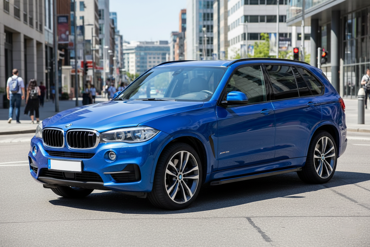 Side Steps Maya Blue (2 pcs, Aluminum) for BMW X5 F-15 2013-2018 - image 1