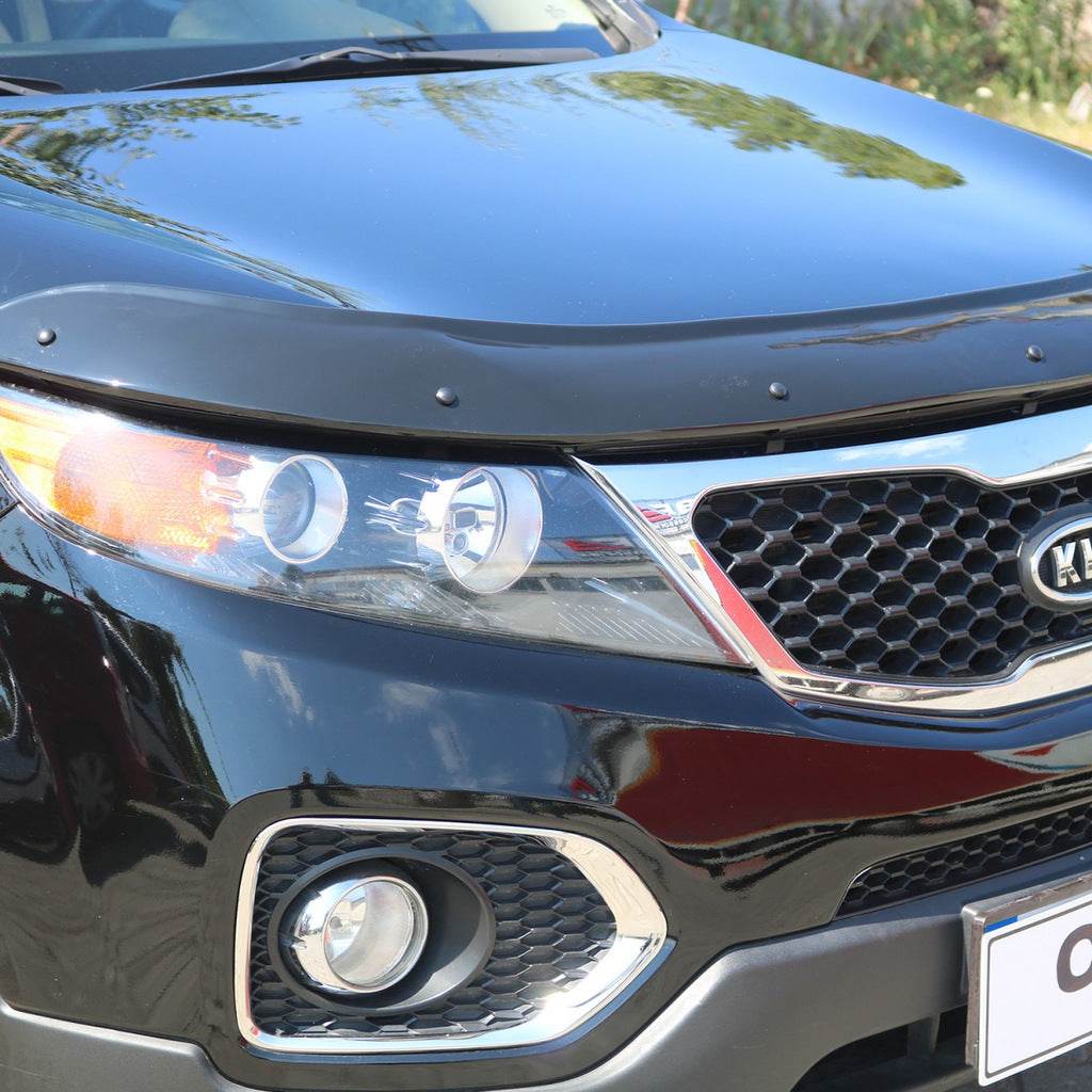 Hood deflector 2009-2012 (EuroCap) for Kia Sorento II XM 2009-2014 - Reelken Auto