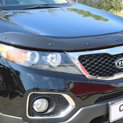 Hood deflector 2009-2012 (EuroCap) for Kia Sorento II XM 2009-2014 - Reelken Auto