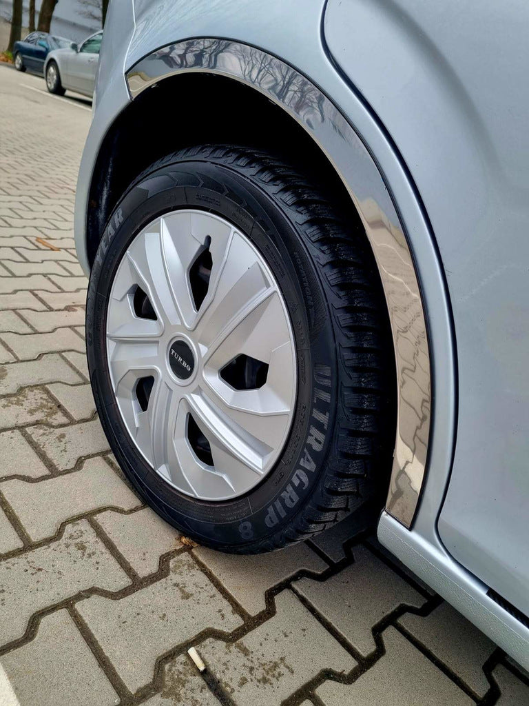 Fender flares (4 pcs, stainless steel) for Seat Leon 2005-2012 - image 4