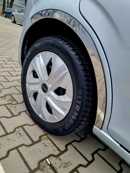 Fender flares (4 pcs, stainless steel) for Seat Leon 2005-2012 - image 4