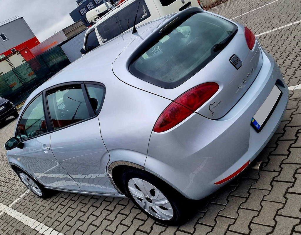 Fender flares (4 pcs, stainless steel) for Seat Leon 2005-2012 - image 3