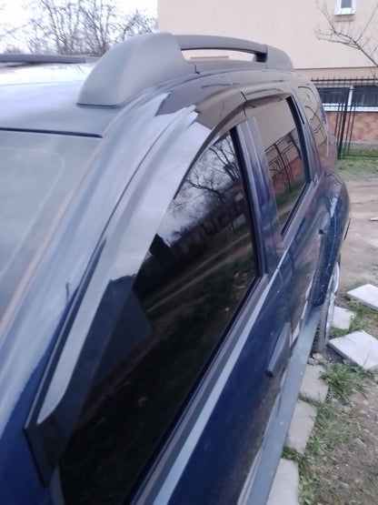 Window Deflectors (4 pcs, Sunplex Sport) for Renault Duster 2008-2017 - image 3