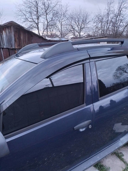 Window Deflectors (4 pcs, Sunplex Sport) for Renault Duster 2008-2017 - image 1
