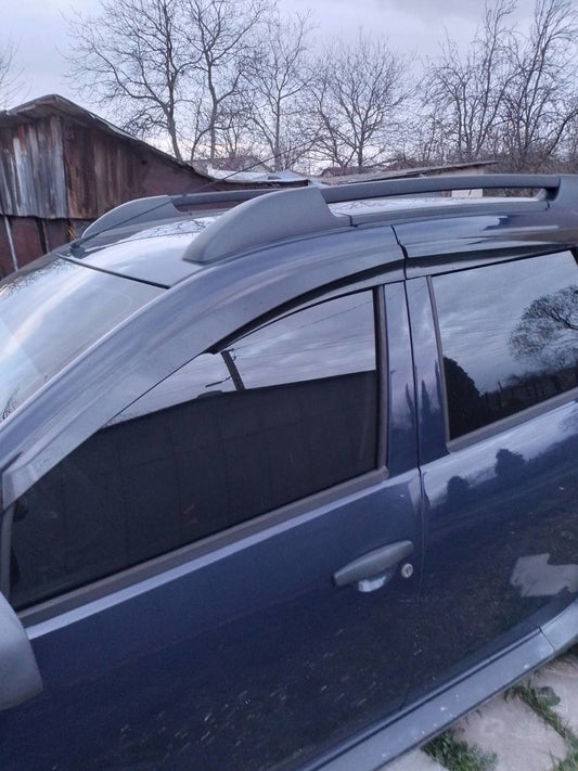 Window Deflectors (4 pcs, Sunplex Sport) for Renault Duster 2008-2017 - image 1