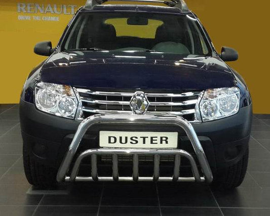 The WT002 bumper guard (stainless) for Dacia Duster 2008-2018 - Reelken Auto