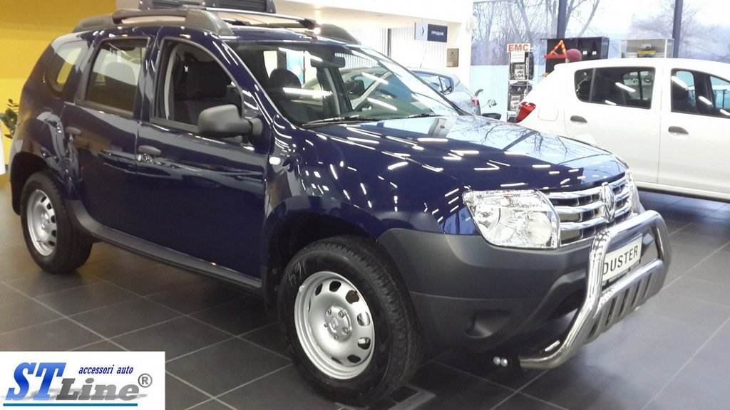 The WT002 bumper guard (stainless) for Dacia Duster 2008-2018 - Reelken Auto
