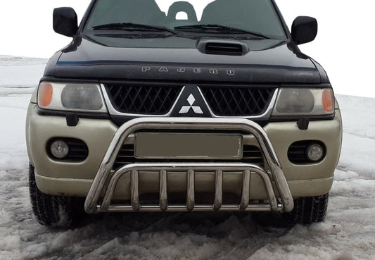 Bull Bar WT002 (Stainless Steel) for Mitsubishi Pajero Sport 1996-2007 - image 1