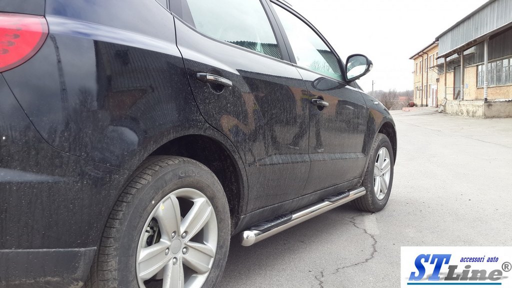 Side Bars (2 pcs, Stainless Steel) for Geely Emgrand X7 2011- - image 4