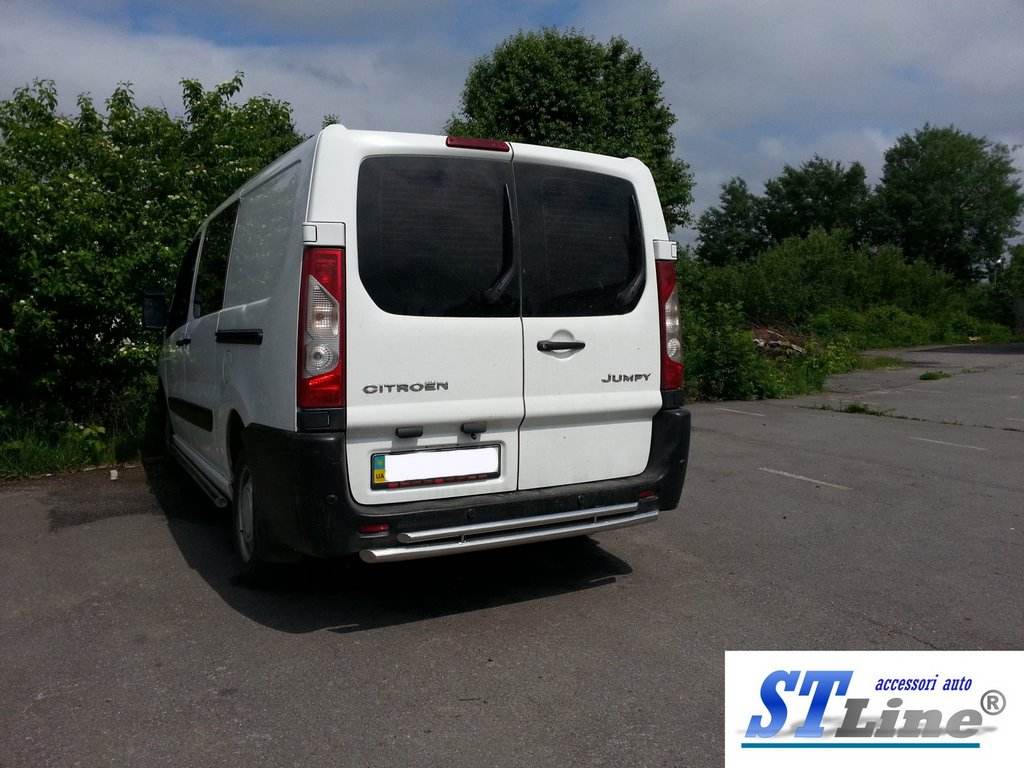 Back arc Double (stainless) for Citroen Jumpy 2007-2017 - Reelken Auto