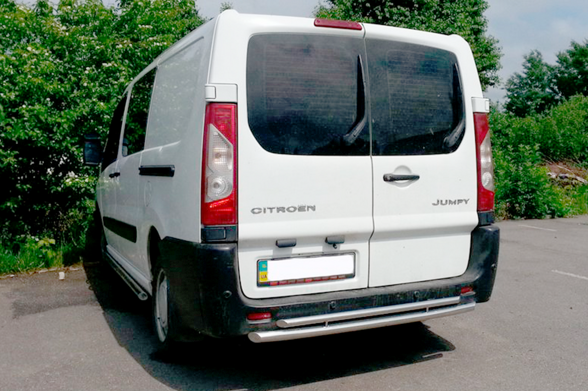 Rear Bar Double (Stainless Steel) for Citroen Jumpy 2007-2017 - image 3