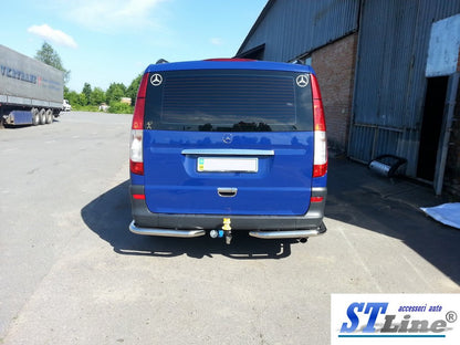 Rear Corner Bars AK003 (2 pcs, Stainless Steel) for Mercedes Viano 2004-2014 - image 5