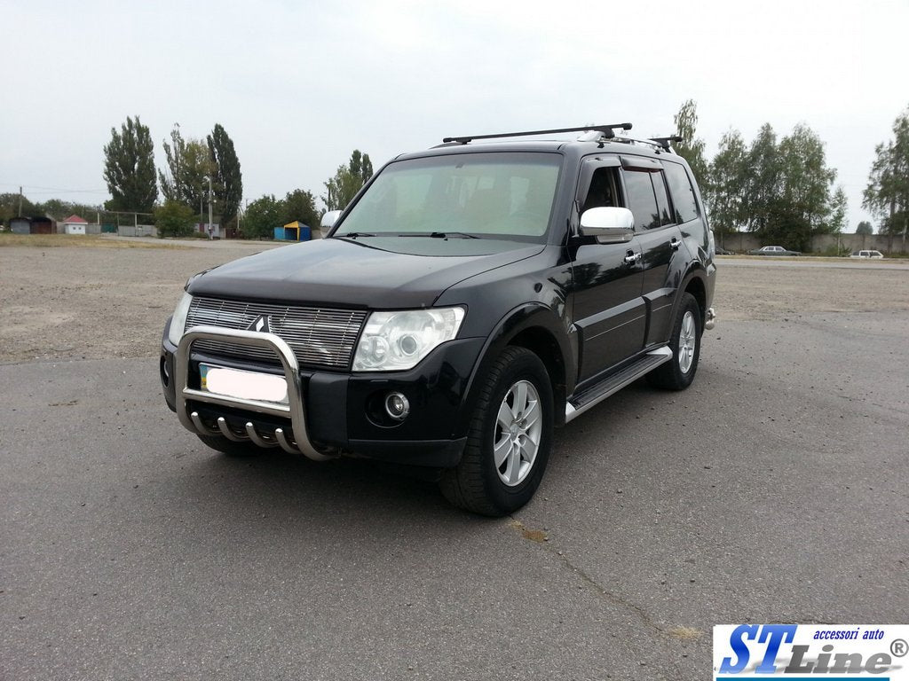 Bull Bar QT006 (Stainless Steel) for Mitsubishi Pajero Wagon IV 2006-2021 - image 2