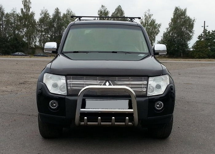 Bull Bar QT006 (Stainless Steel) for Mitsubishi Pajero Wagon IV 2006-2021 - image 1