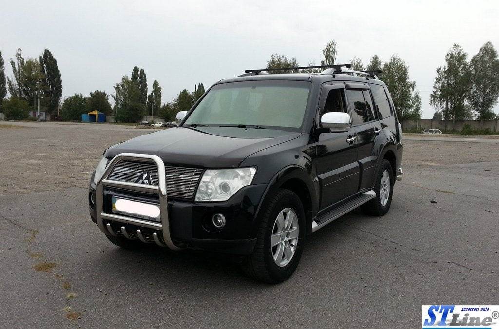 Kangaroo cage QT007 (stainless steel) for Mitsubishi Pajero Wagon IV - Reelken Auto