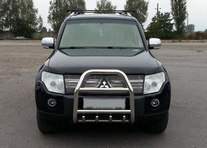 Kangaroo cage QT007 (stainless steel) for Mitsubishi Pajero Wagon IV - Reelken Auto