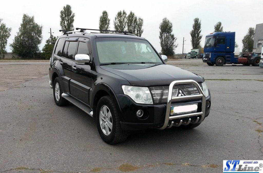 Kangaroo cage QT007 (stainless steel) for Mitsubishi Pajero Wagon III - Reelken Auto