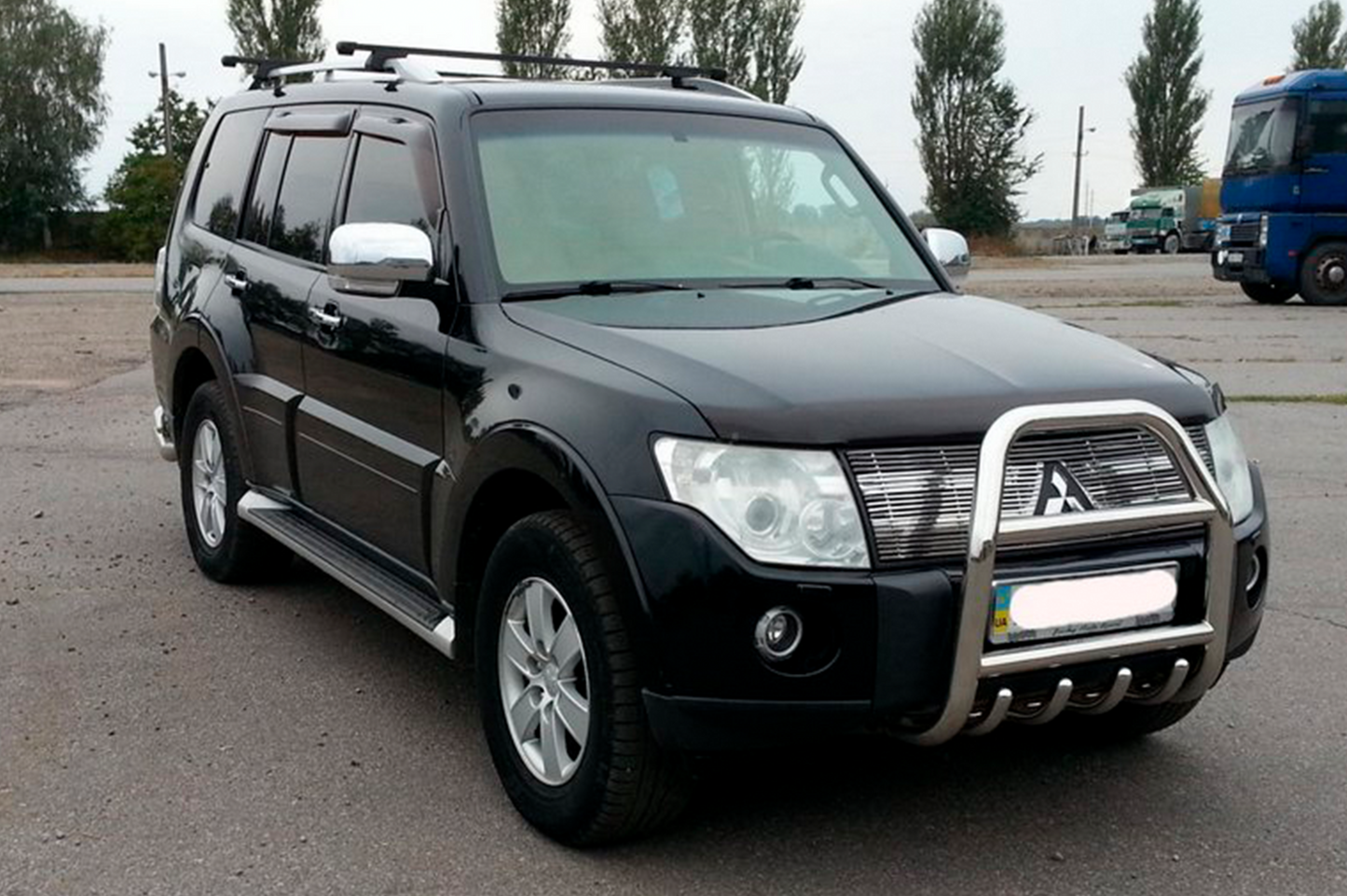 Bull Bar QT007 (Stainless Steel) for Mitsubishi Pajero Wagon IV 2006-2021 - image 3