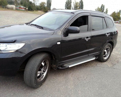 Side site Line (2 pieces, aluminum) for Hyundai Santa Fe 2 2006-2012 - Reelken Auto