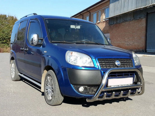 The WT003 bumper guard (stainless) for Fiat Doblo I 2005-2010 - image 1
