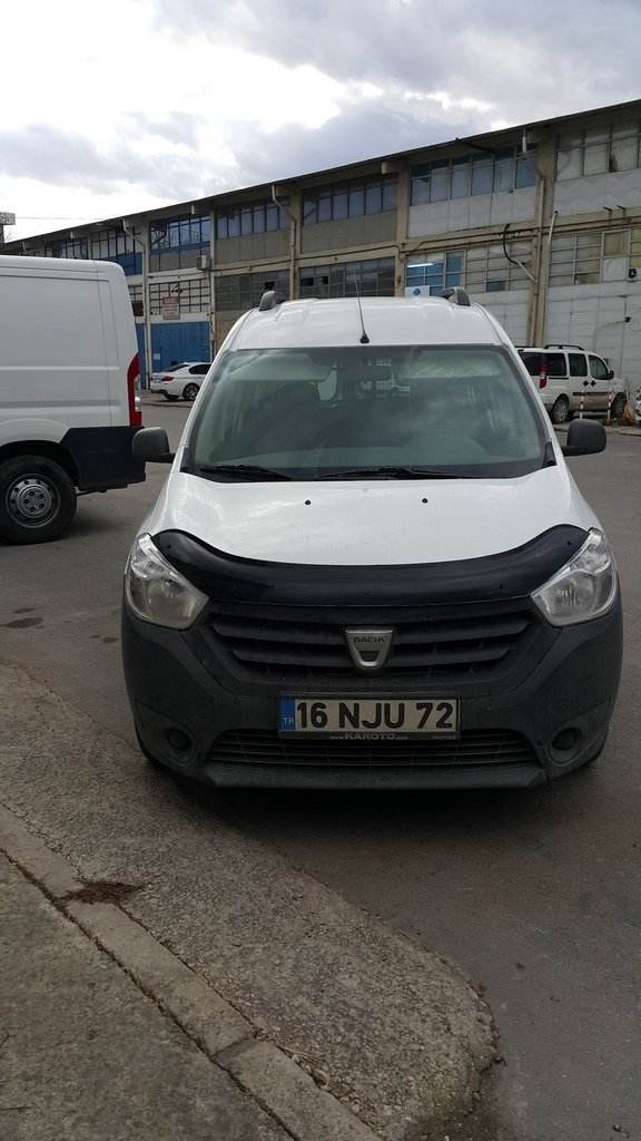 The hood deflector (EuroCap) for Dacia Lodgy 2012-2022 - Reelken Auto