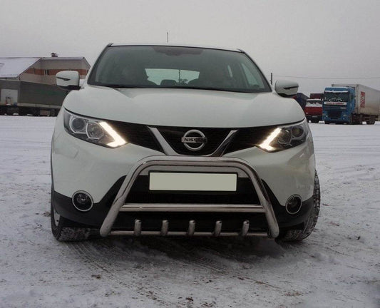 The WT003 bumper guard (stainless) for Nissan Qashqai 2014-2021 - Reelken Auto