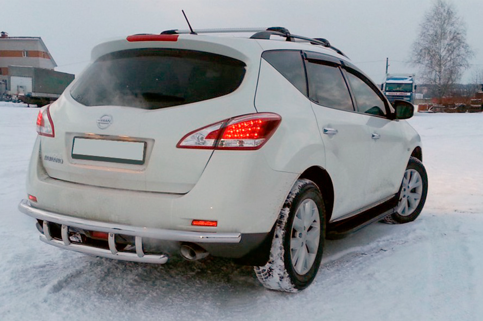 Rear Bar AK Stainless Steel for Nissan Murano 2008-2014 - image 1
