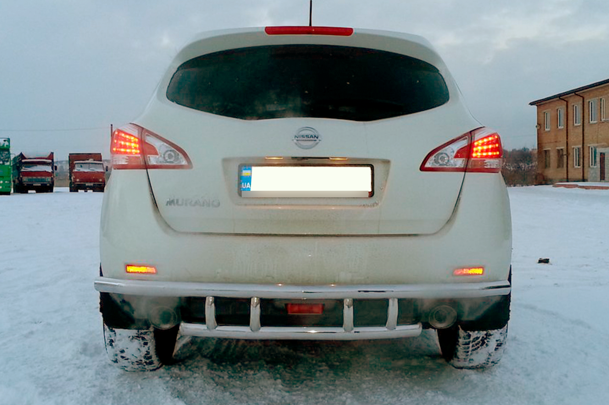 Rear Bar AK Stainless Steel for Nissan Murano 2008-2014 - image 2