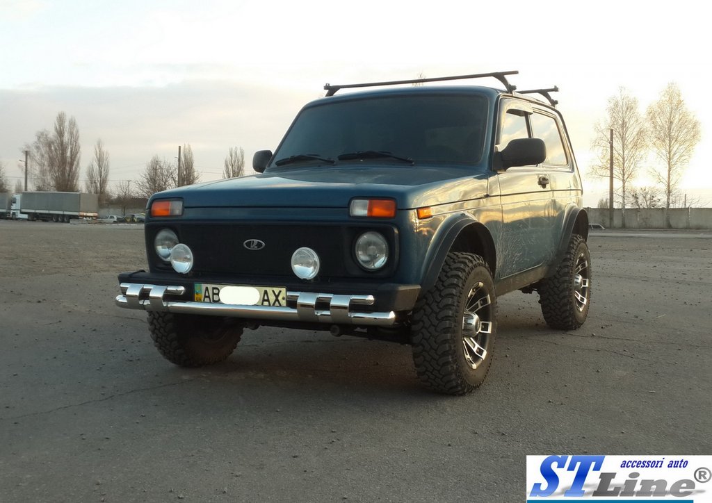 Front Bar ST015 (Stainless Steel) for Lada Niva та Urban 1977- - image 2