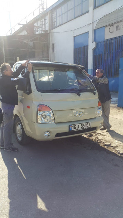 Windshield Visor (black gloss, 5mm) for Hyundai H100 - image 10