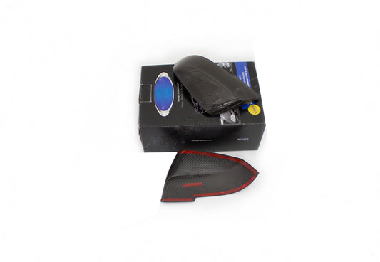 Mirror Covers 2008-2012 (2 pcs, Carbon) for Audi A3 2003-2012 - image 2