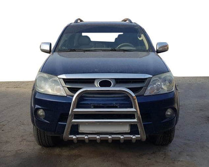 Kengurâtnik F12-11 (stainless steel) for Toyota Fortuner 2006-2015 - Reelken Auto