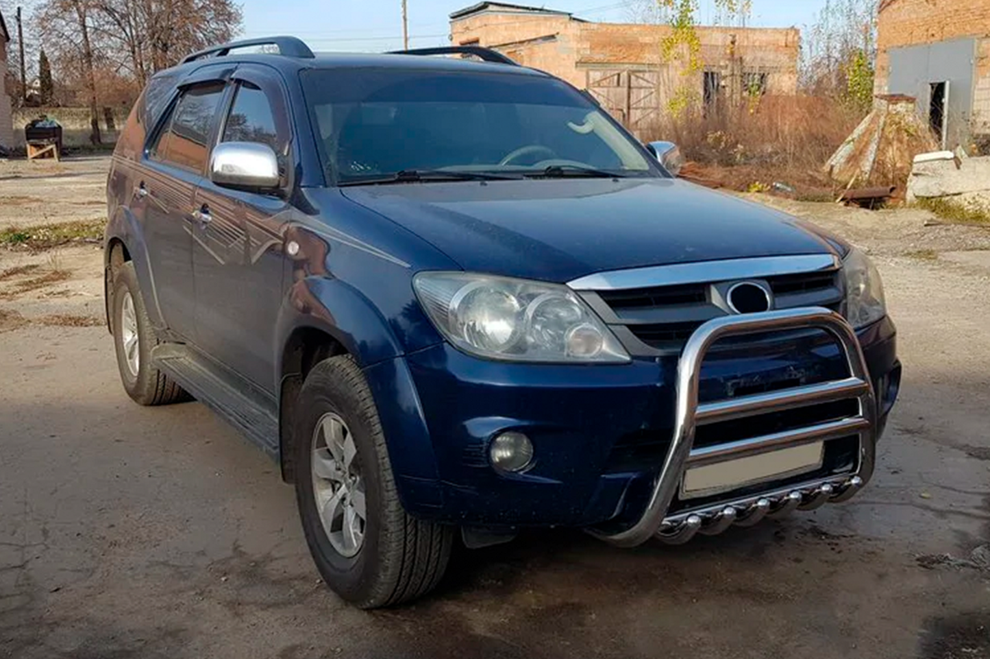 Bull Bar F12-11 Stainless Steel for Toyota Fortuner 2006-2015 - image 3