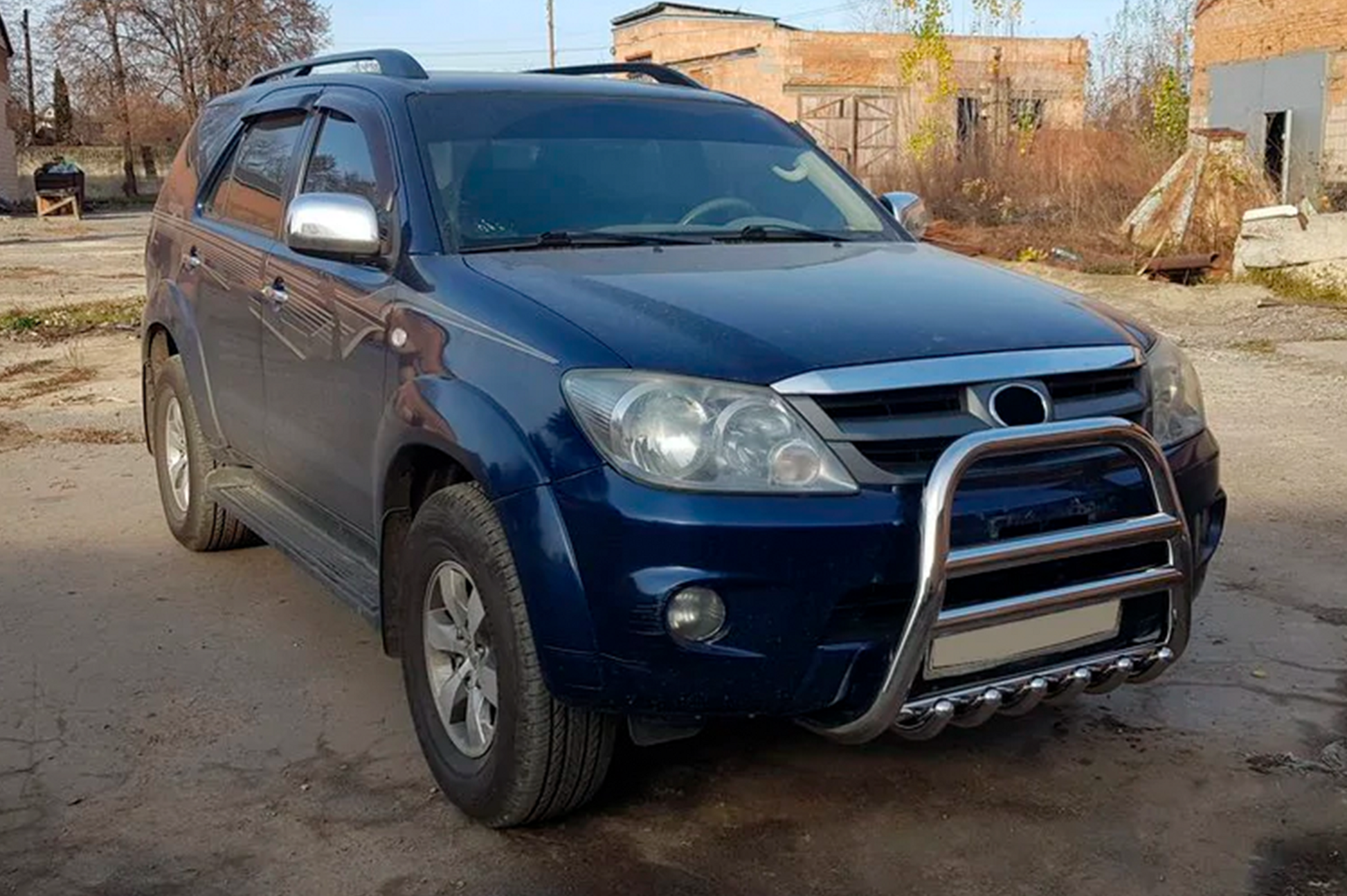 Bull Bar F12-11 Stainless Steel for Toyota Fortuner 2006-2015 - image 3