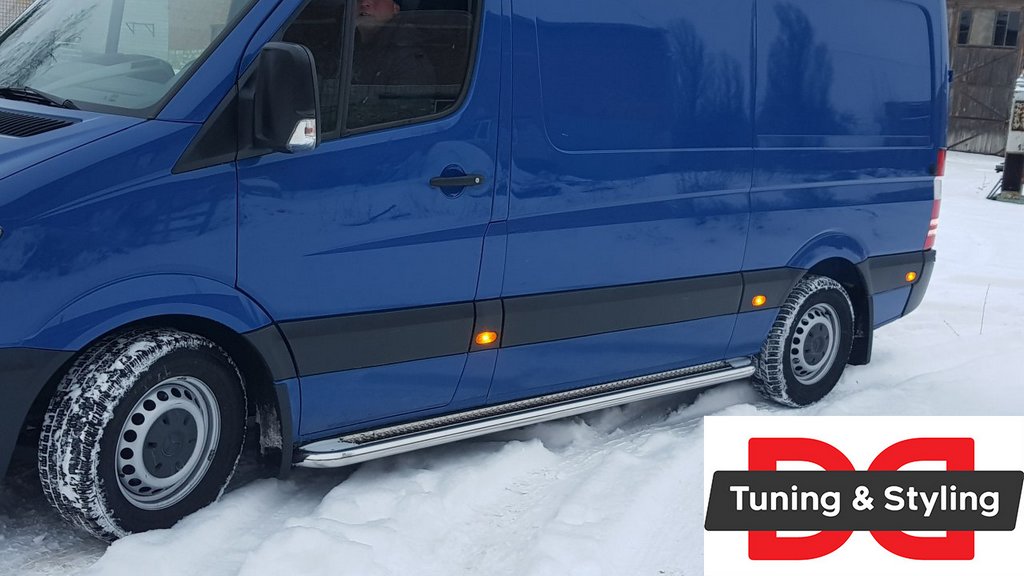 Premium Side Steps (2 pcs, Stainless Steel) for Volkswagen Crafter 2006-2016 - image 6
