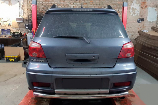 Rear Bar AK002/2 (Stainless Steel) for Mitsubishi Outlander 2001-2006 - image 1