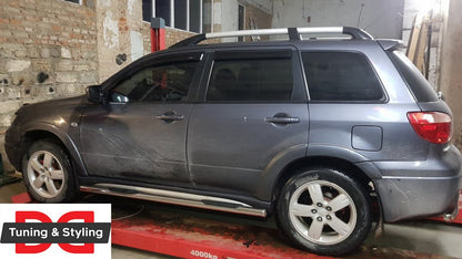 Side Bars (2 pcs, Stainless Steel) for Mitsubishi Outlander 2001-2006 - image 5