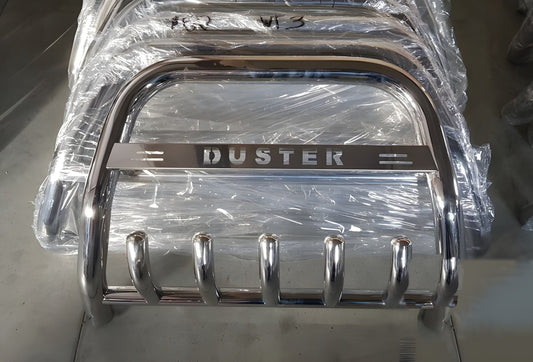 Bull Bar RNDT.09.F1-58.6 (Stainless Steel) for Dacia Duster 2008-2018 - image 1